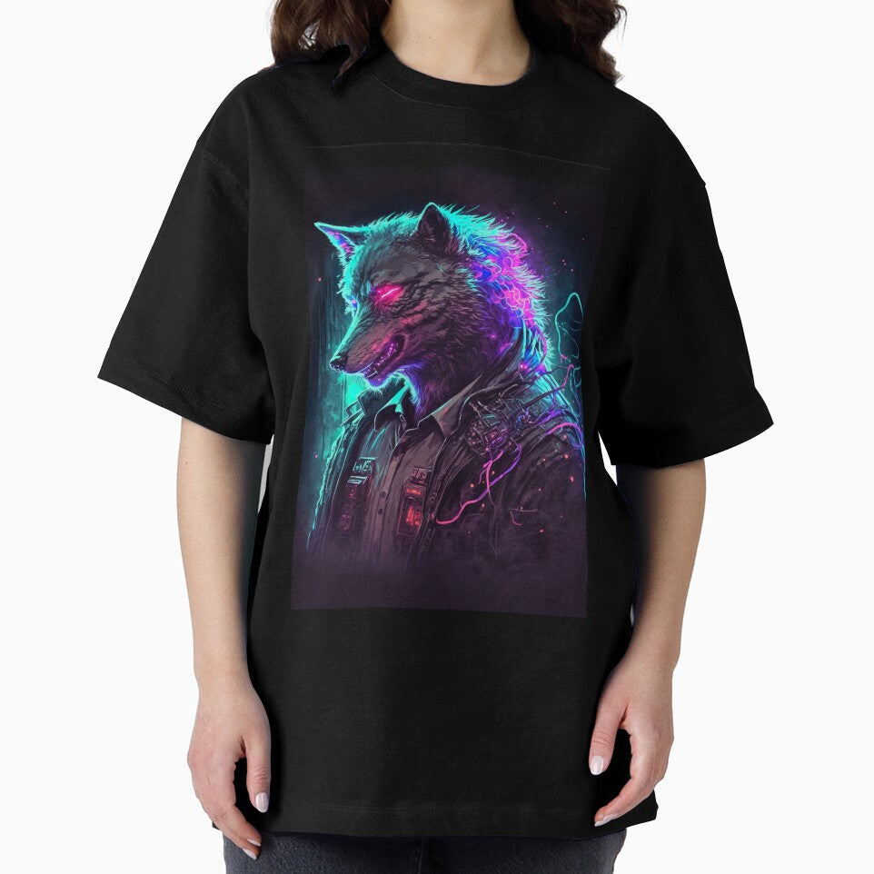 Cool Wolf Portrait by KoolArtDistrict