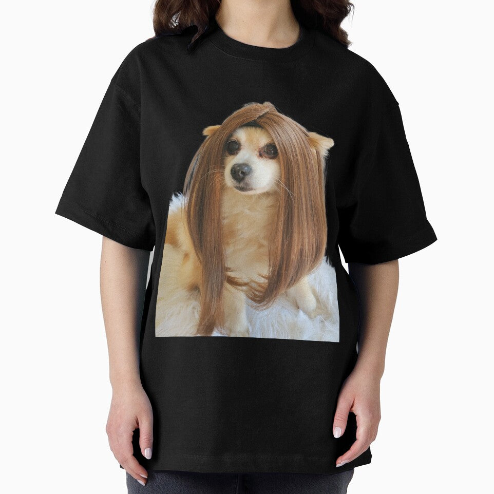 dog with wig by Thehecticstore