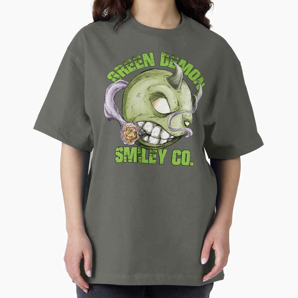 Green Demon Smiley Co by Sketch1682