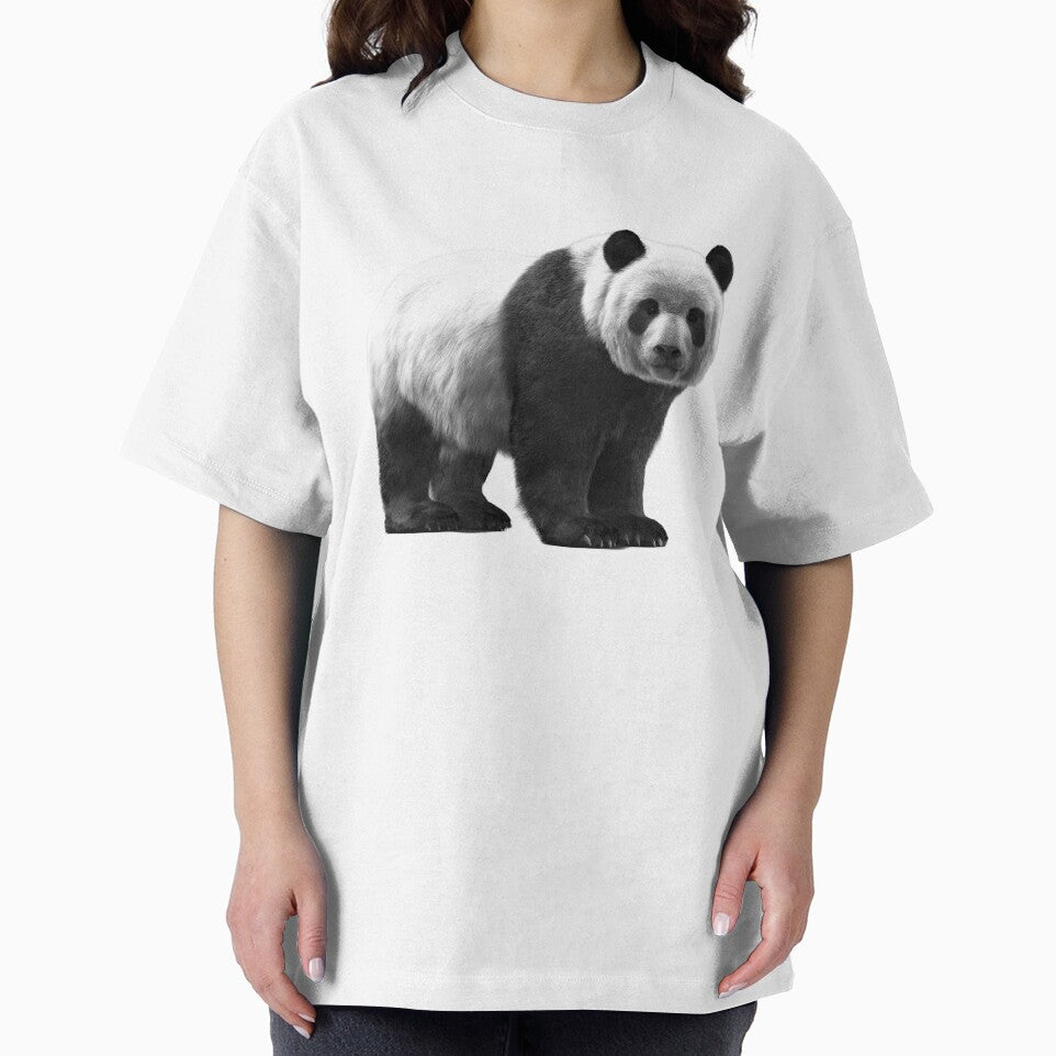 Giant Panda – Black & White Wildlife Portrait by Massimo Righi