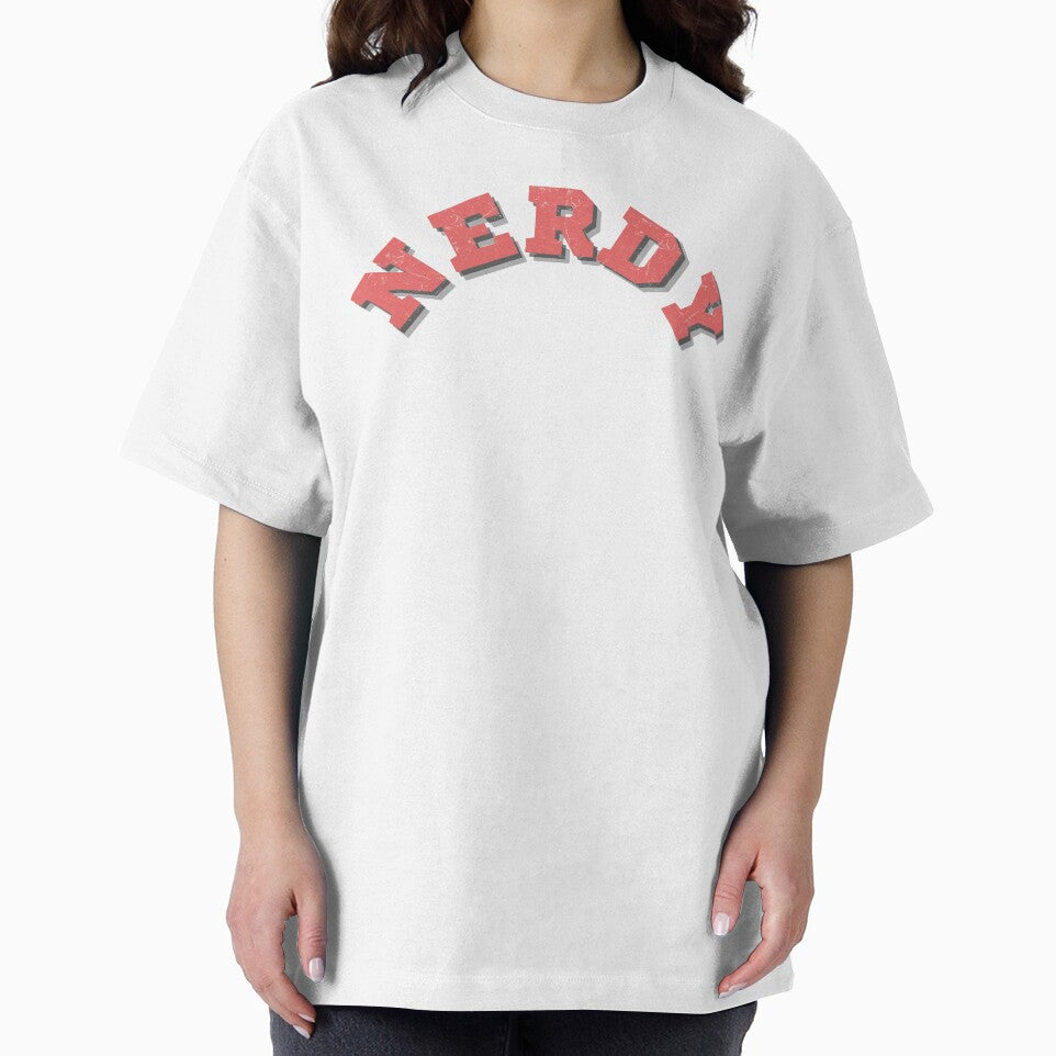 Nerdy – Bold Vintage Retro Sticker & T-Shirt by Fig Tree Lane - Art &Tees