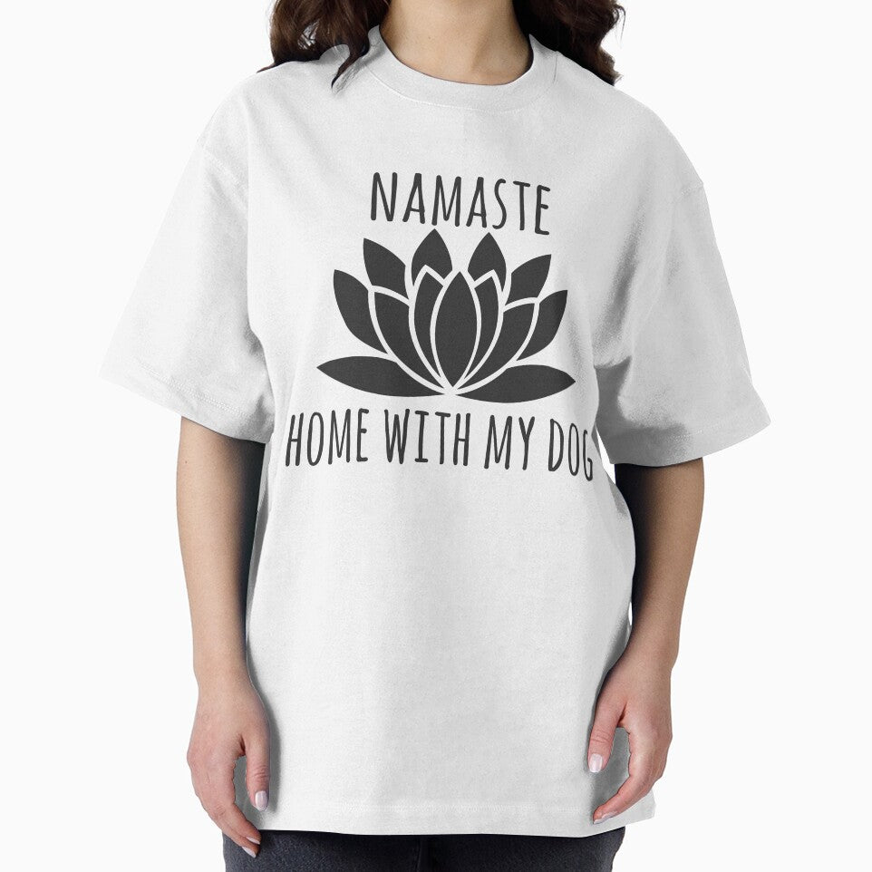 Namaste Home With My Dog by rickyroekowski