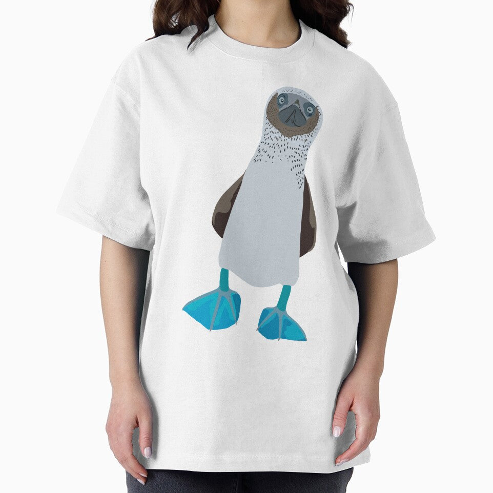 B is for Blue Footed Booby, Blue-Footed Booby Illustration – Iconic Tropical Seabird Artwork by PrettylittlepastelUk