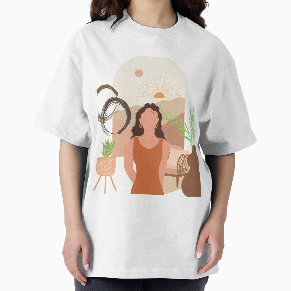 Boho Style Woman Sunshine by ARTCLAYSTO
