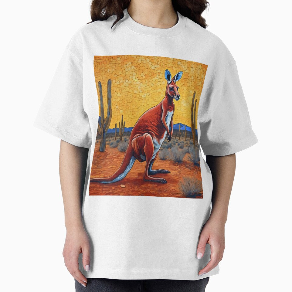 "Red Kangaroo in the Australian Desert" by Artisticanvas