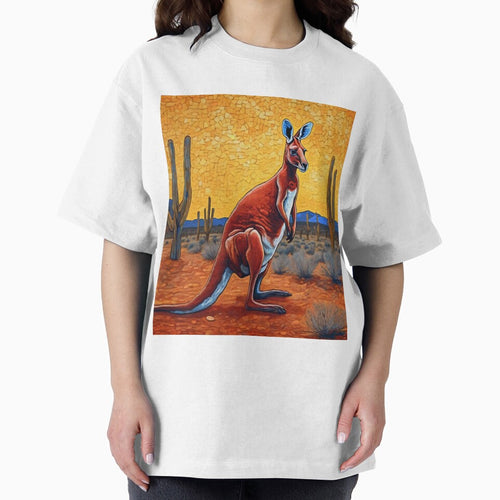"Red Kangaroo in the Australian Desert" by Artisticanvas