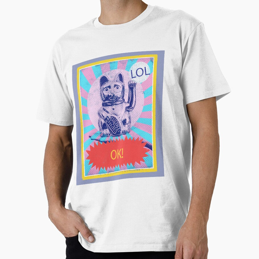 cat says hey - funny cat by OMMashop  ⭐⭐⭐⭐⭐
