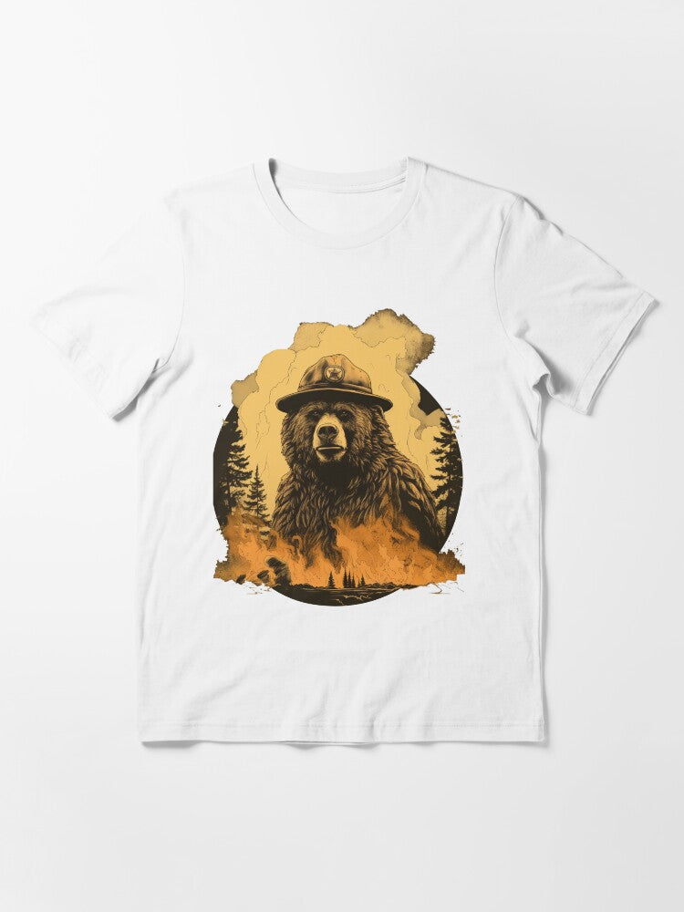 "Bear Wear Safari: Battling the Wildfire" Essential T-Shirt