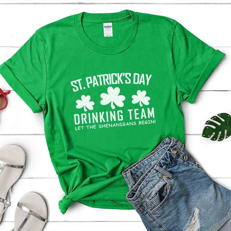 st patricks day shirt drinking team St patrick day irish t-shirt unisex top Tumblr funny gift Hoodie, Sweatshirt