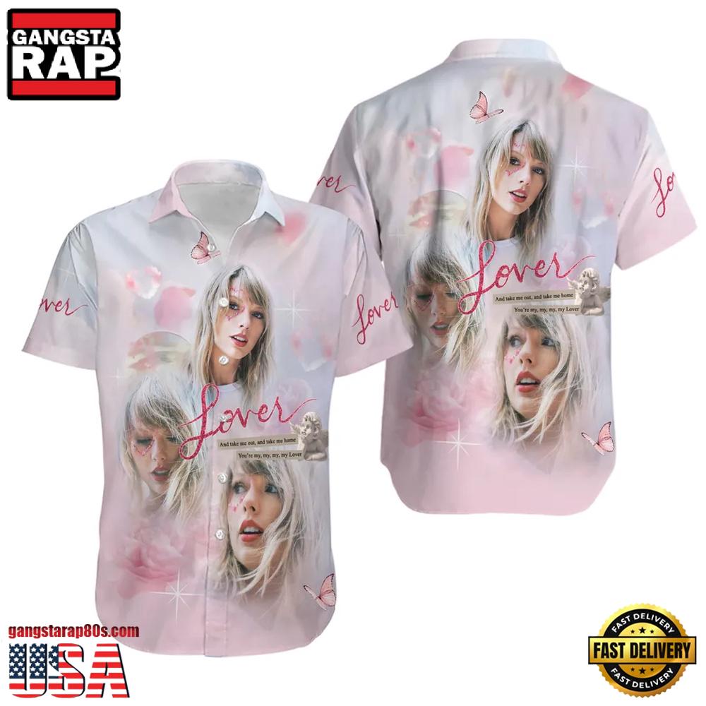 Taylor Swift Eras Tour Merch Taylor Swift Hawaiian Shirt For Men Women - Gangstarap80S