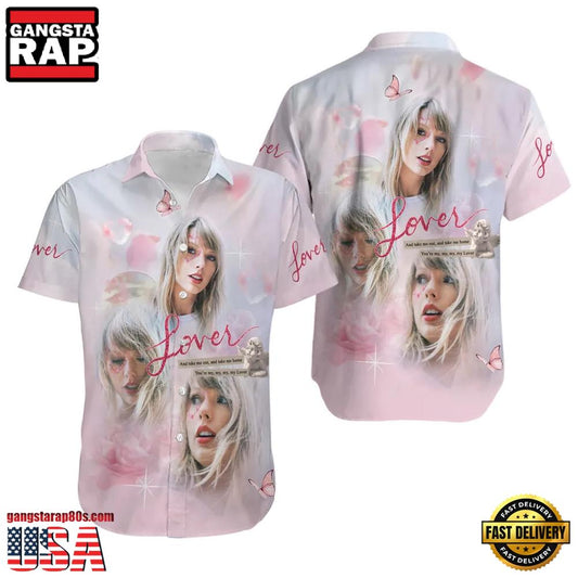 Taylor Swift Eras Tour Merch Taylor Swift Hawaiian Shirt For Men Women - Gangstarap80S