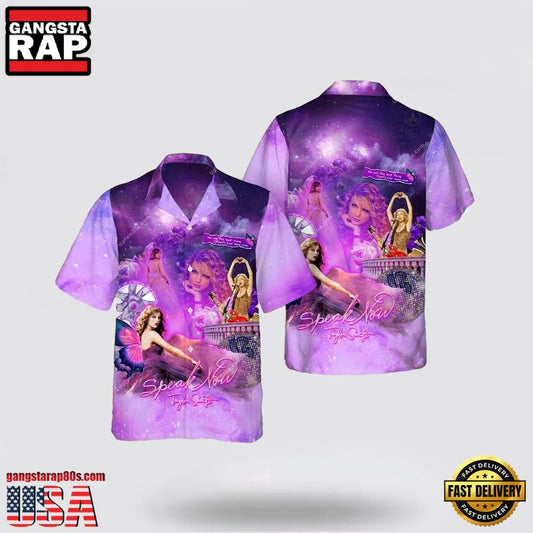 Taylor Swift Speak Now Era Outfit Inspo Eras Tour Fan Hawaiian Shirt For Men Women - Gangstarap80S