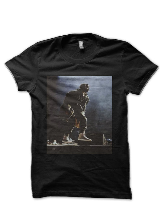 Travis Scott Black Half Sleeve T-Shirt