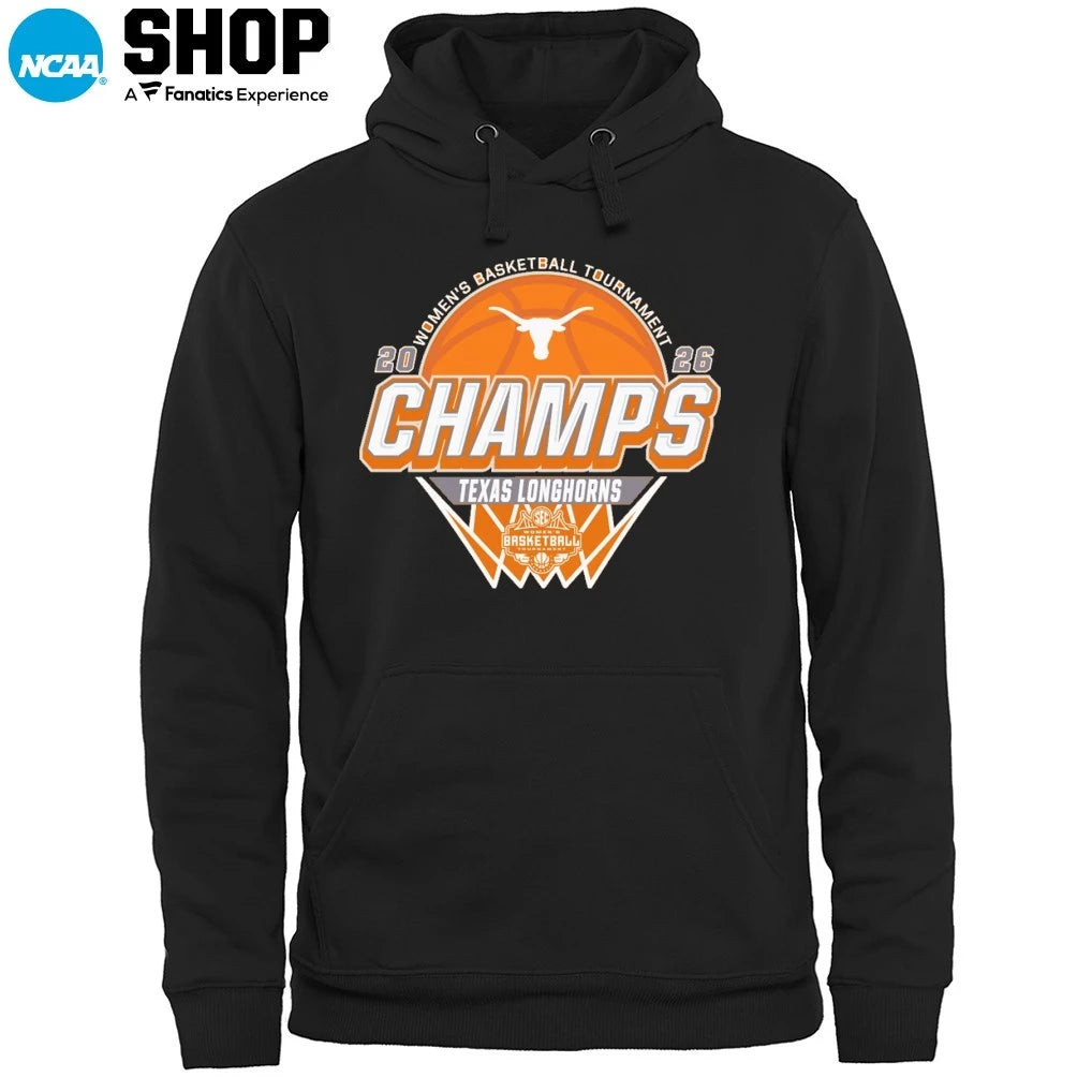 Texas Longhorns 2026 SEC Women’s Basketball Tournament Champions Locker Room T-Shirt