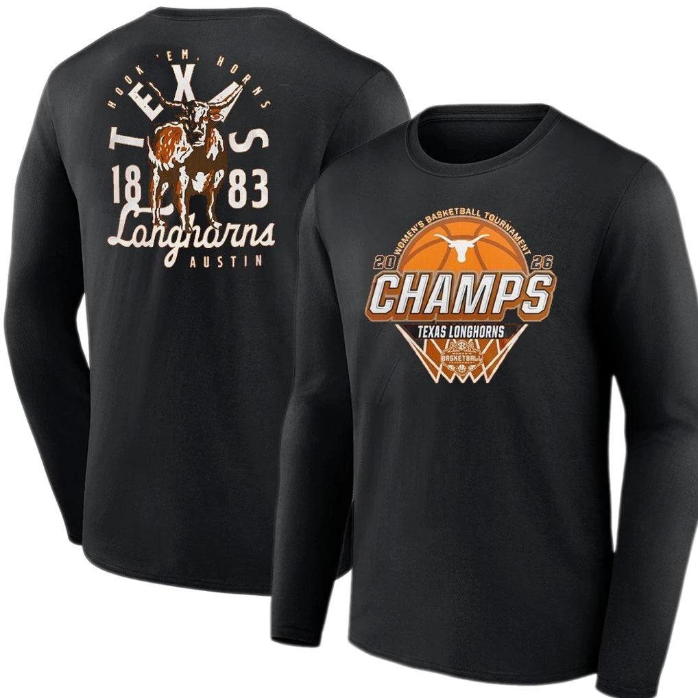 Texas Longhorns 2026 WBB SEC Tournament Champions T-Shirt