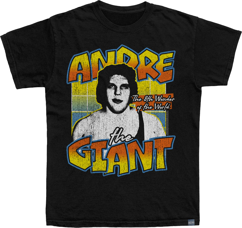 Made In USA Vintage 8th Wonder Of The World Andre The Giant T-Shirt