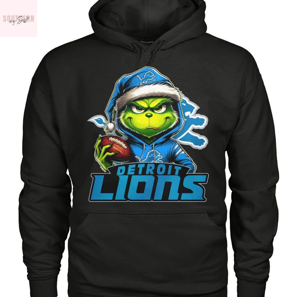 The Grinch Christmas x Detroit Lions Unsiex T-Shirt