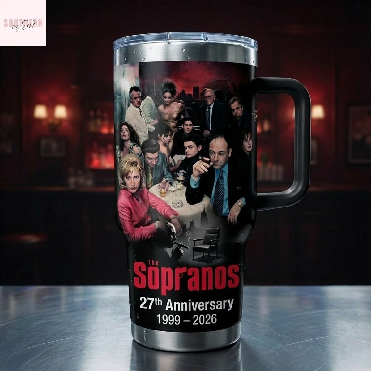The Sopranos 27th Anniversary 1999-2026 Tumbler
