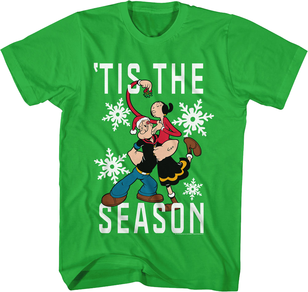 'Tis The Season Popeye T-Shirt