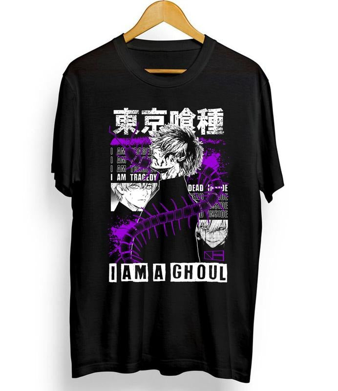 tokyo ghoul New T-Shirt S-4XL ,kaneki ken,anime, japan,otaku,Graphic tee,Black Hoodie, Sweatshirt | HypeCrazeTee.com