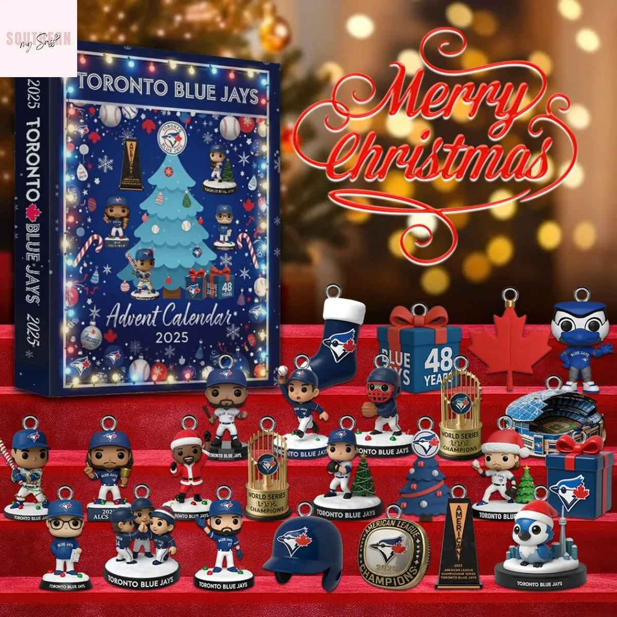 Toronto Blue Jays Merry Christmas Advent Calendar 2025