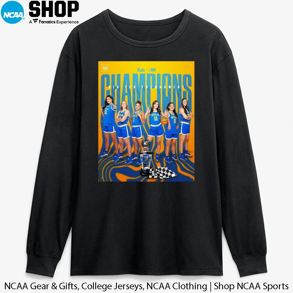 UCLA Bruins Women’s Basketball Big 10 Tournament Champions T-Shirt