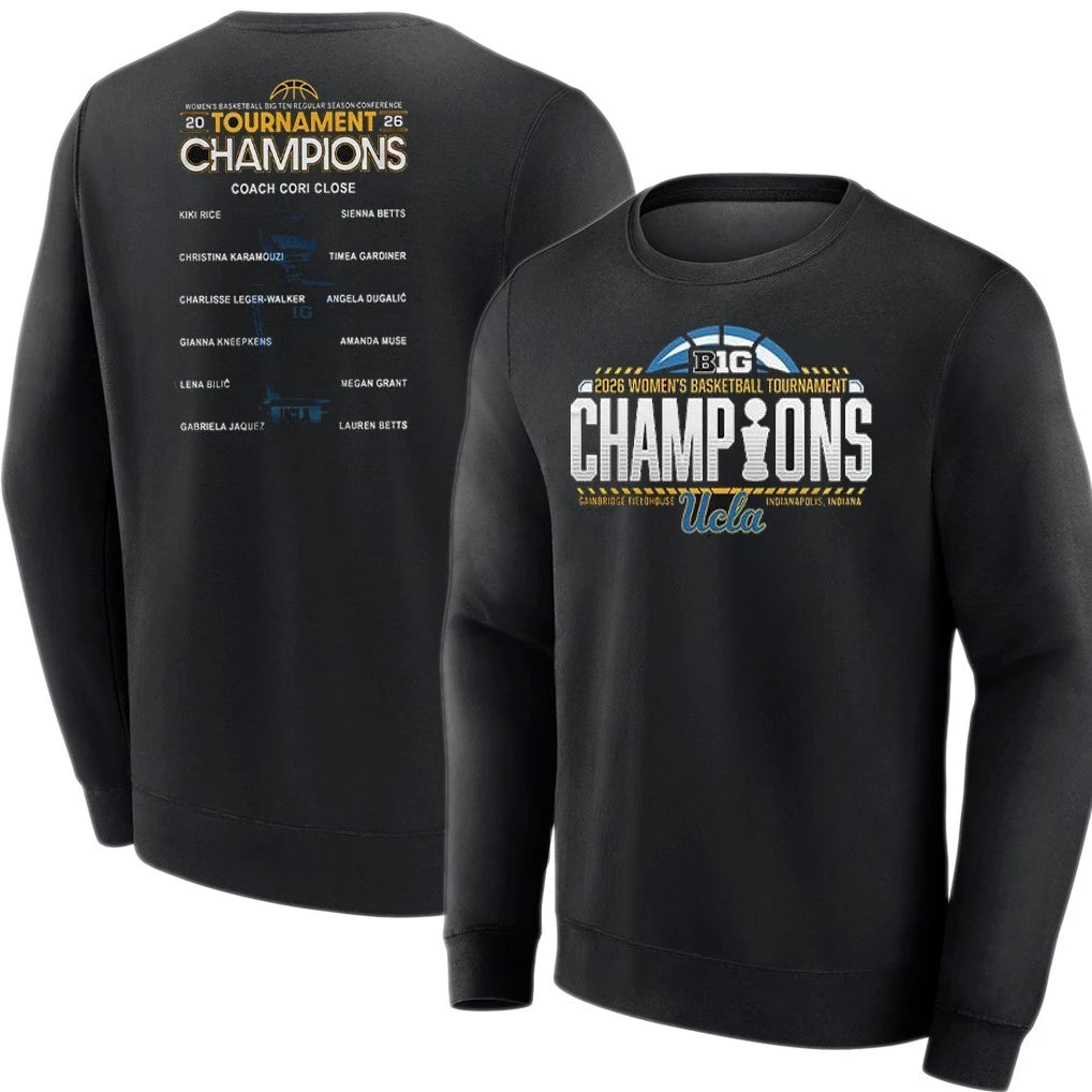 UCLA Women’s Basketball 2026 Big Ten Regular Season Conference Championship T-Shirt