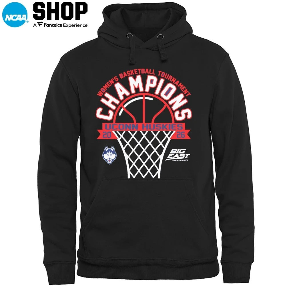 UConn Huskies 2026 Big East Women’s Basketball Tournament Champions T-Shirt