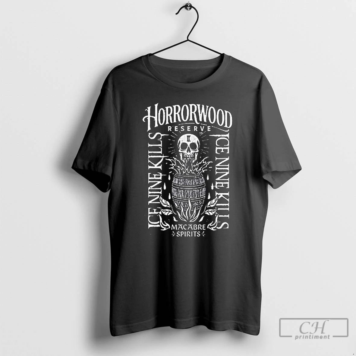Premium Ice Nine Kills Horrorwood Reserve Vintage Long Sleve T Shirts