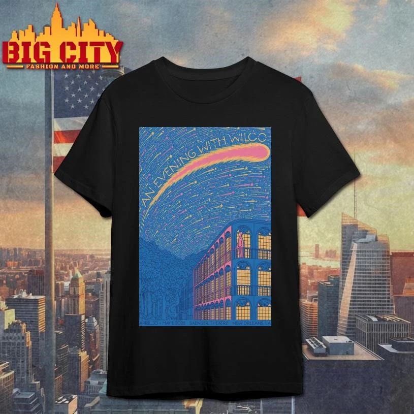 Premium Wilco In New Orleans LA On Apr 30-May 1 2026 Tour Poster Shirt