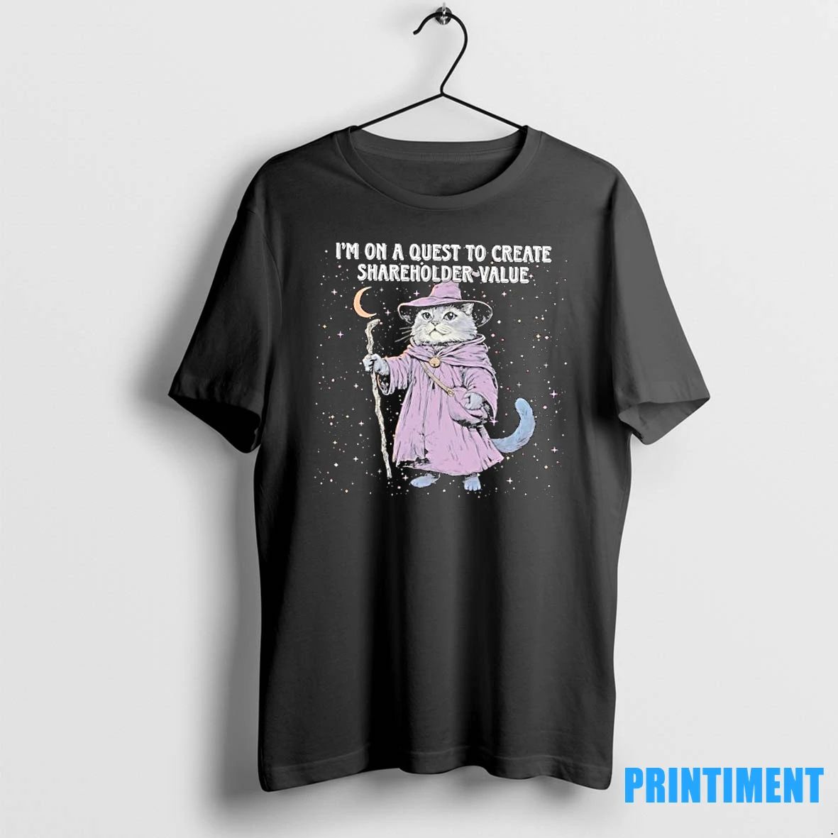 Wizard Cat Im On A Quest To Create Shareholder Value Tshirts Sweater