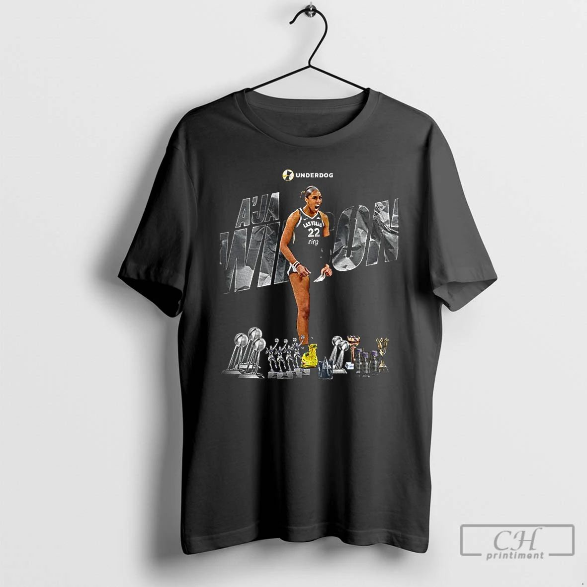 Premium Aja Wilson Goat Of Womens Basketball Finals Mvp T Shirts