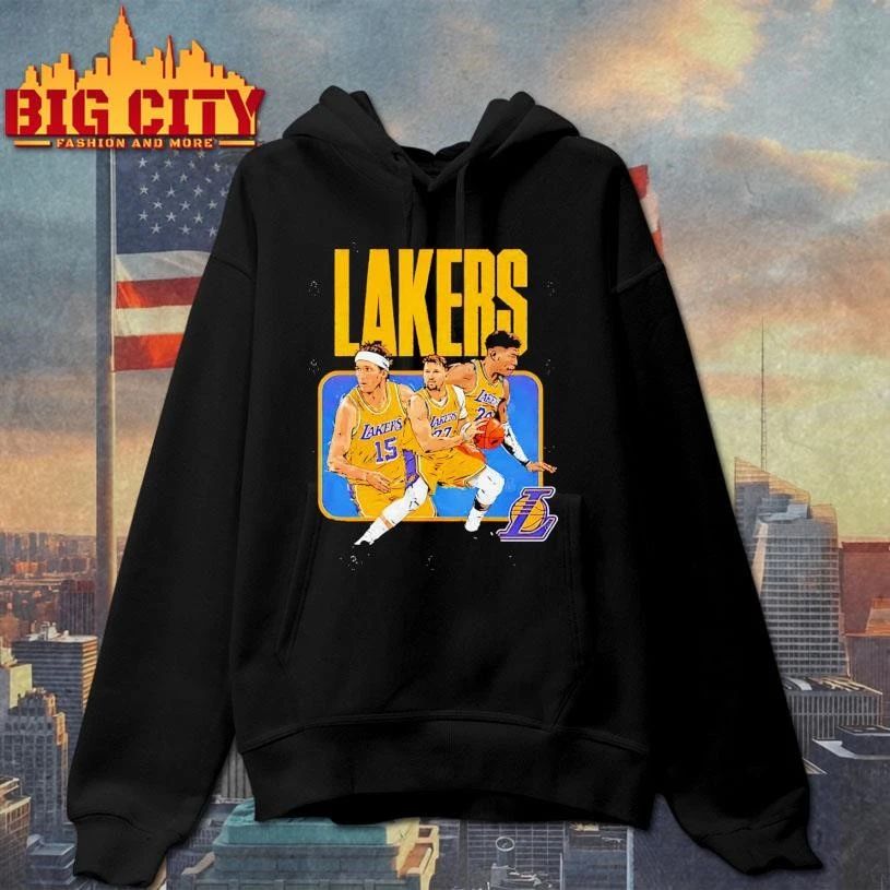 Los Angeles Lakers players 2026 NBA Playoffs retro shirt