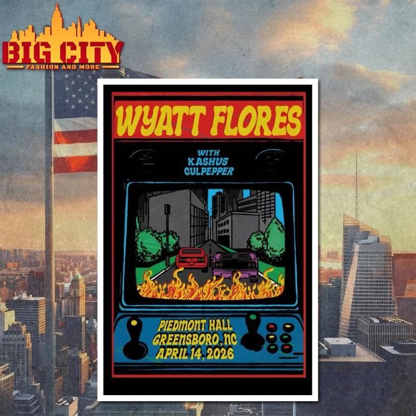 Wyatt Flores Piedmont Hall in Greensboro NC Apr 14 2026 Poster Shirt