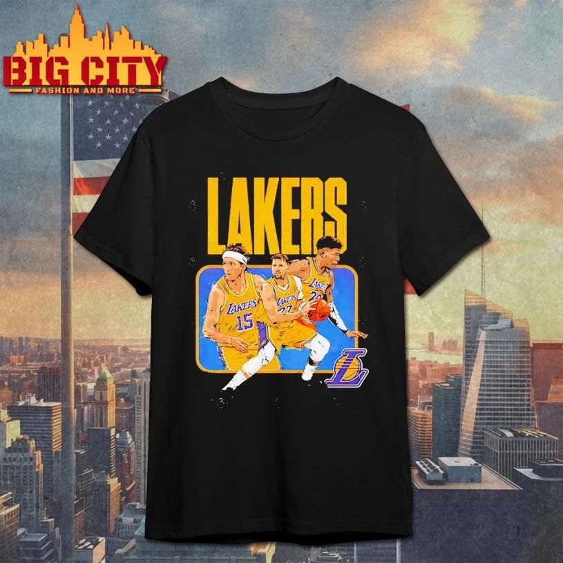 Los Angeles Lakers players 2026 NBA Playoffs retro shirt