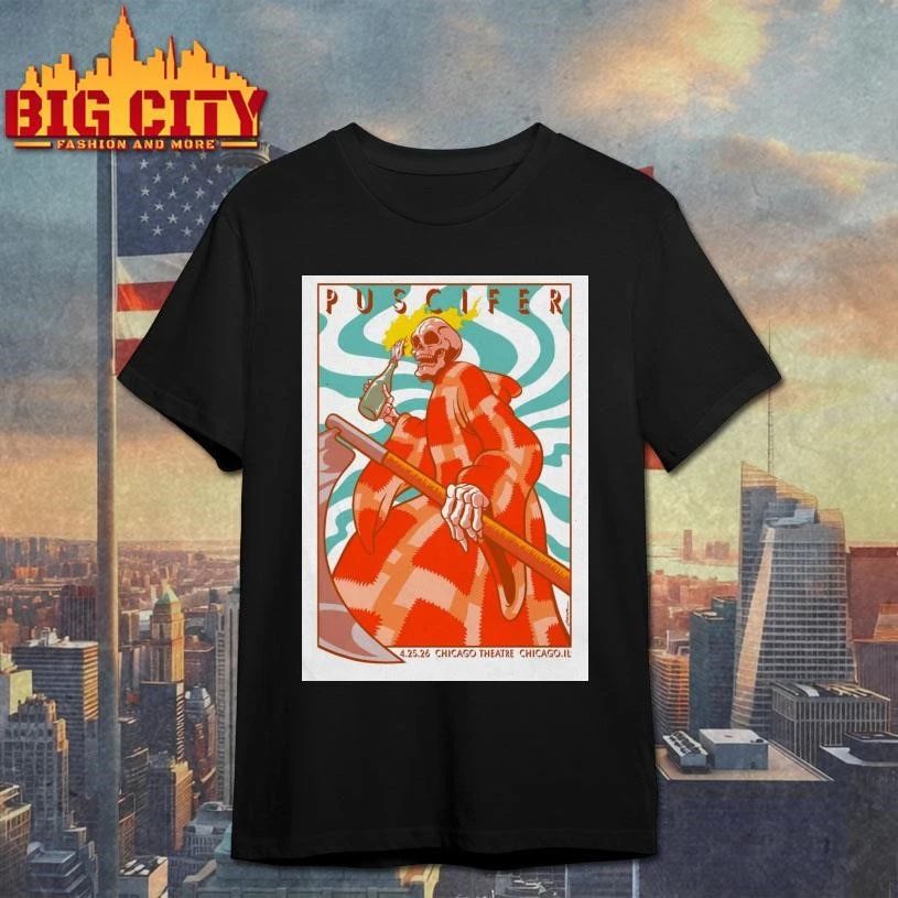 Puscifer Apr 25 2026 The Chicago Theatre Show Poster Shirt