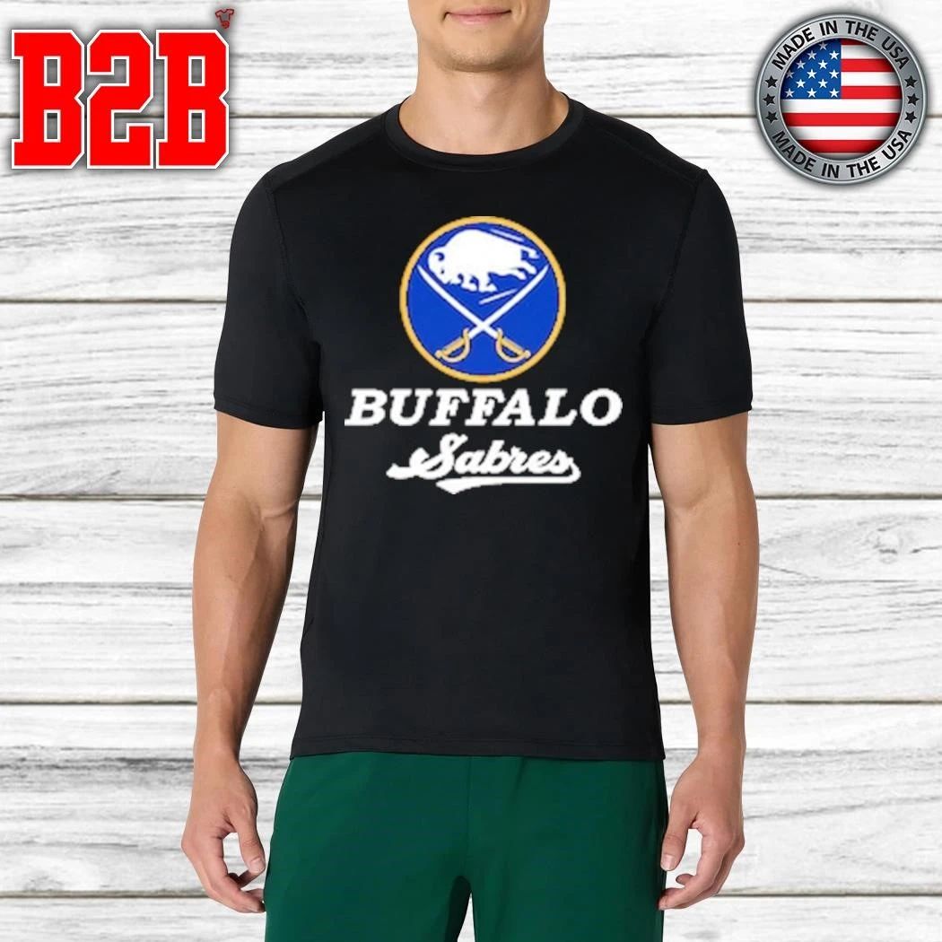 Buffalo Sabres Levelwear Black Team Surge Luxe Signature Knit Shirt