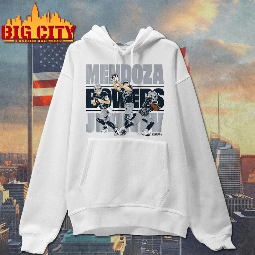 Fernando Mendoza, Ashton Jeanty And Brock Bowers Vegas Trio shirt