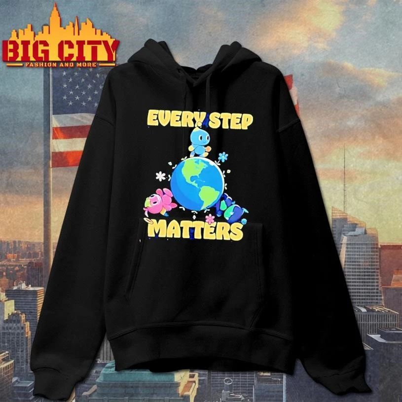 Earth Day Hedgehog every step shirt
