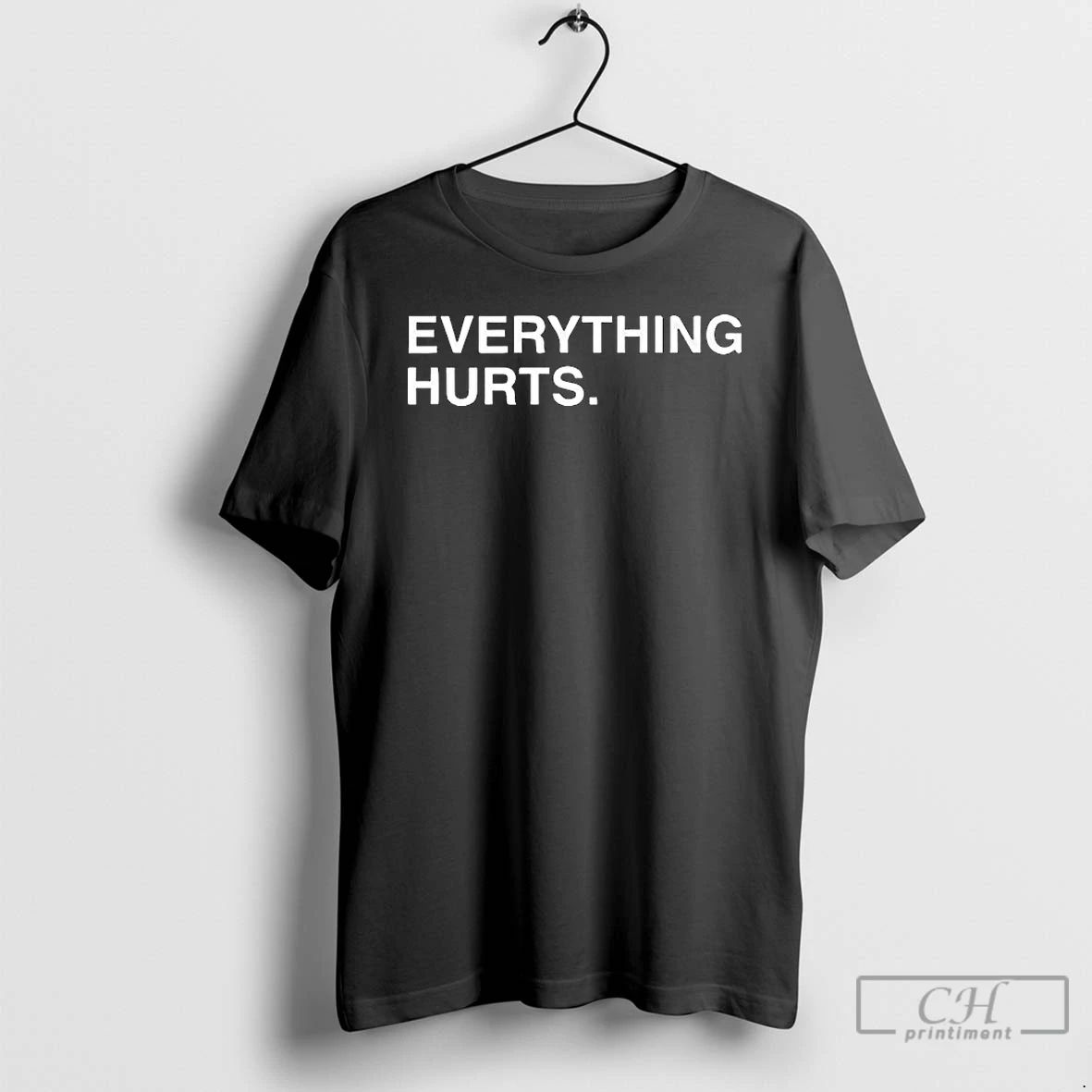 Premium Justin Turner Everything Hurts Long Sleve T Shirts