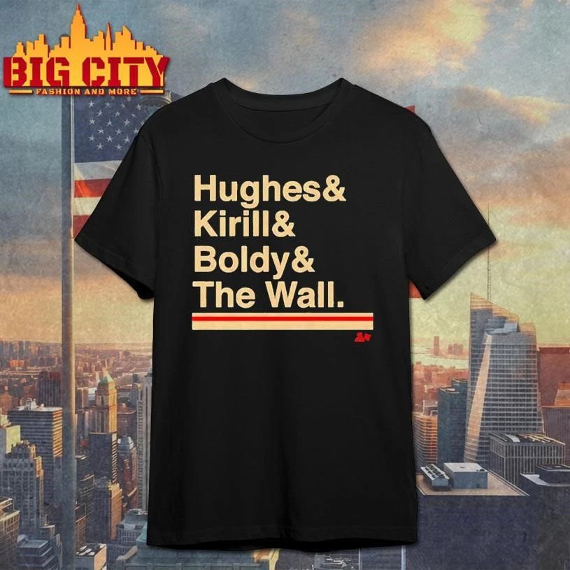 Funny Minnesota Hockey Ampersand Hughes And Kirill And Boldy And The Wall 2026 NHL Graphic Shirt