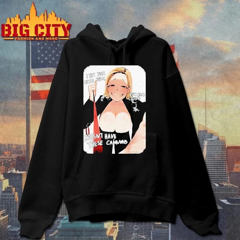 Awesome I Bet Your Little Asian Fish Head Wife Doesnt Have These Cannons Anime Shirt