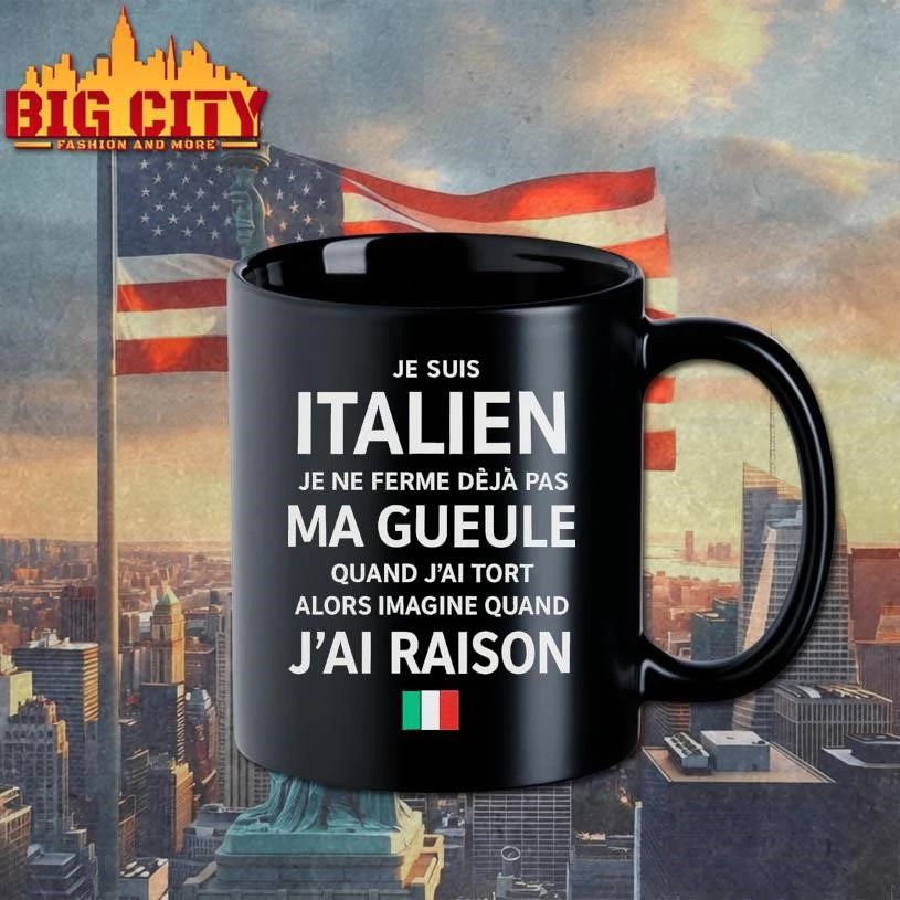 JE SUIS Italien Flag Shirt