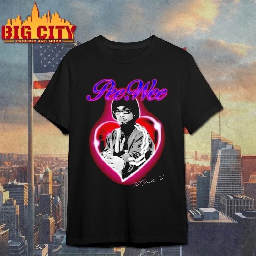 DJ Pee Wee Aka Anderson .Paak Featured On The Romantic Tour Live 2026 Heart Shirt