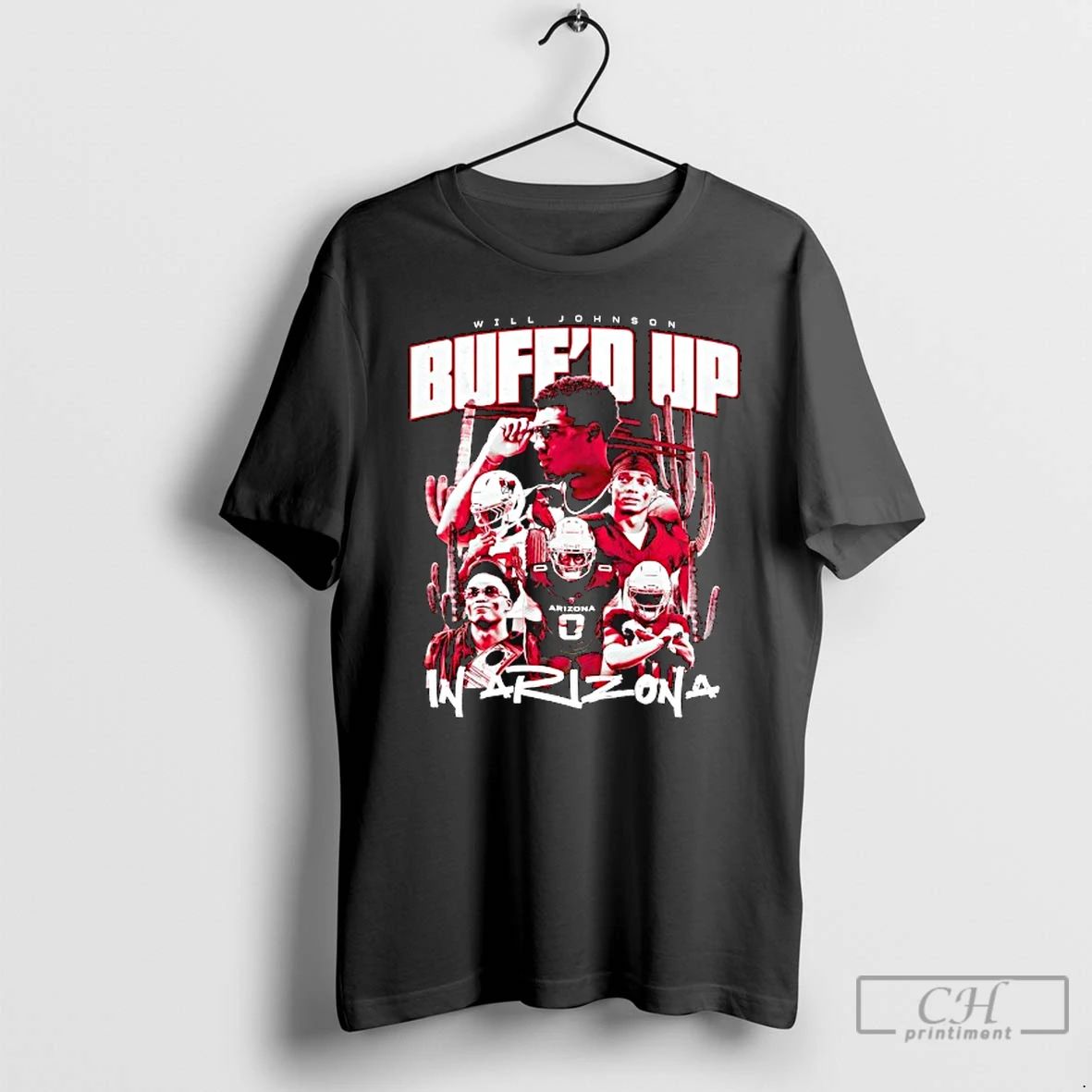Premium Will Johnson Buffd Up Arizona Cardinals Football T Shirts