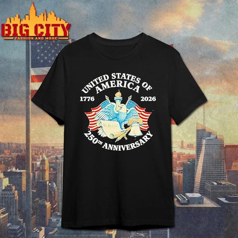 Premium United States Of America 250th Anniversary Independence Day 1776 2026 Shirt