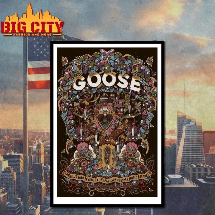 Goose Toyota Music Factory, Irving TX Apr 25 2026 Poster Shirt