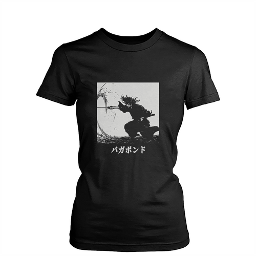 Vagabond Miyamoto Musashi Anime Womens T-Shirt Tee