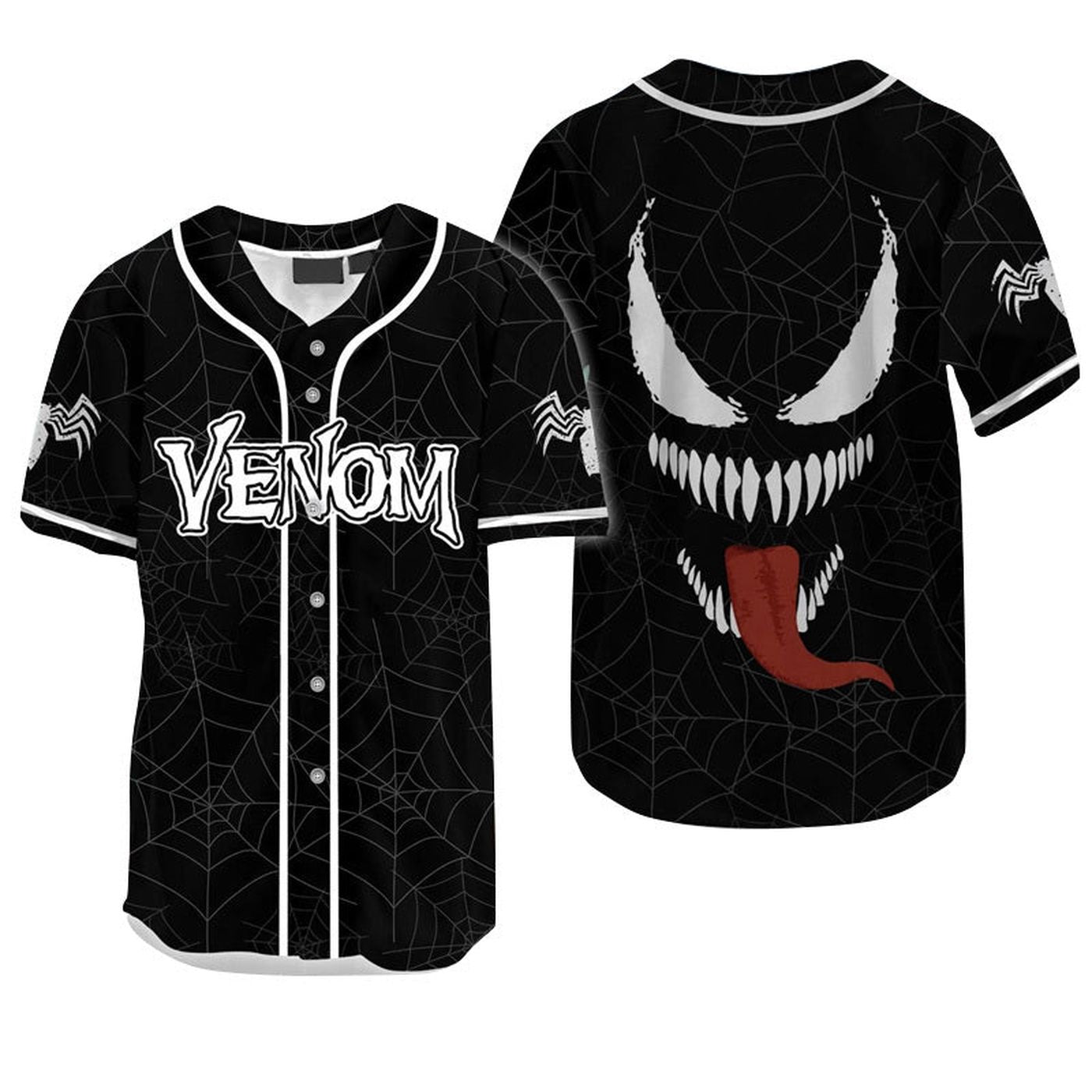 Venom Spider Baseball Jersey - Gift for Men Women - Gift for Men Women - lylyprint.com
