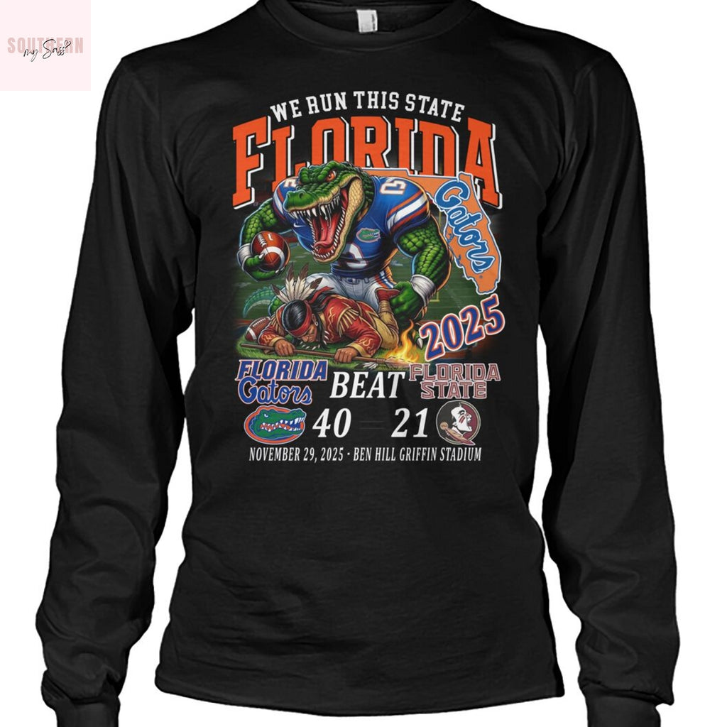 We Run This Srate Florida Gators 2025 Unisex T-Shirt